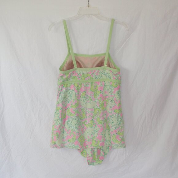 Rare Vintage Lilly Pulitzer Fried Catfish Leopard Fish Swimsuit One-Piece - Picture 7 of 16